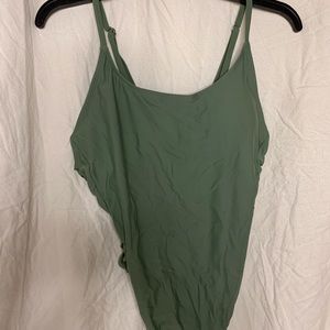 Army Green One Piece Swimsuit